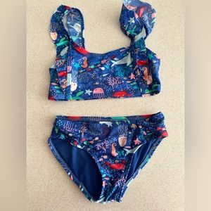 Cat & Jack blue sea creatures bikini